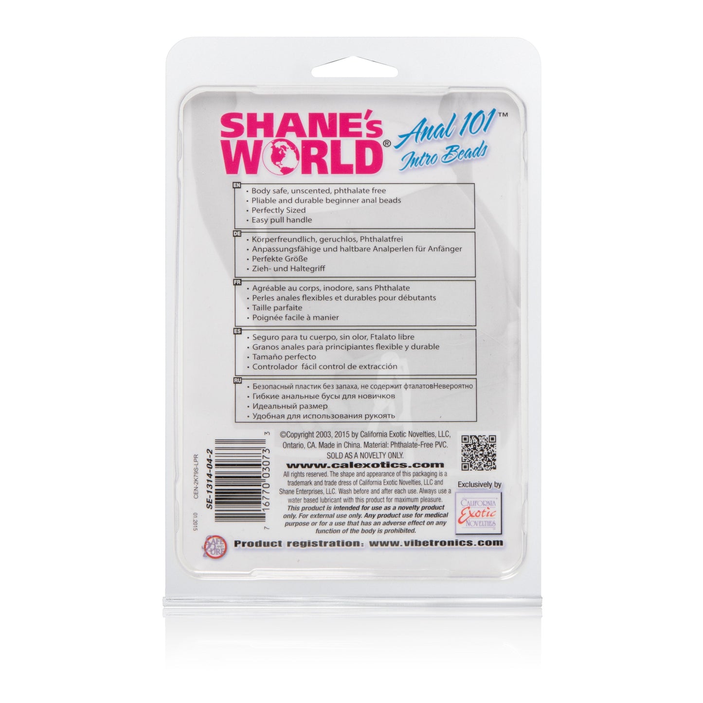 CalExotics® Shanes World Anal Beads - Pink