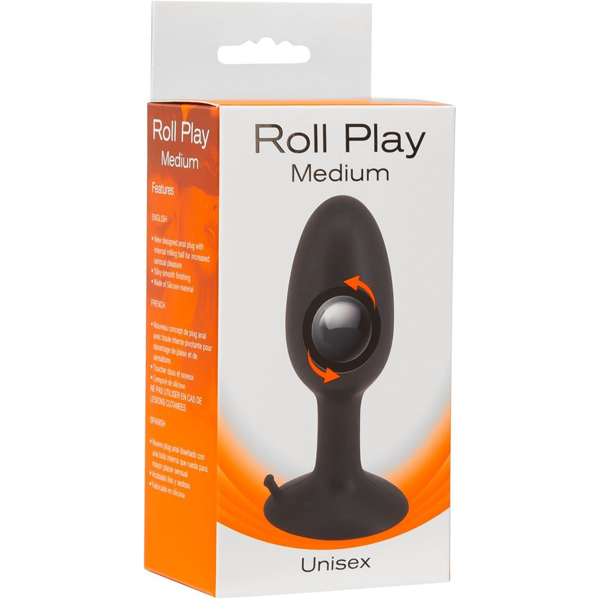 Seven Creations Roll Play Silicone Butt Plug - Medium
