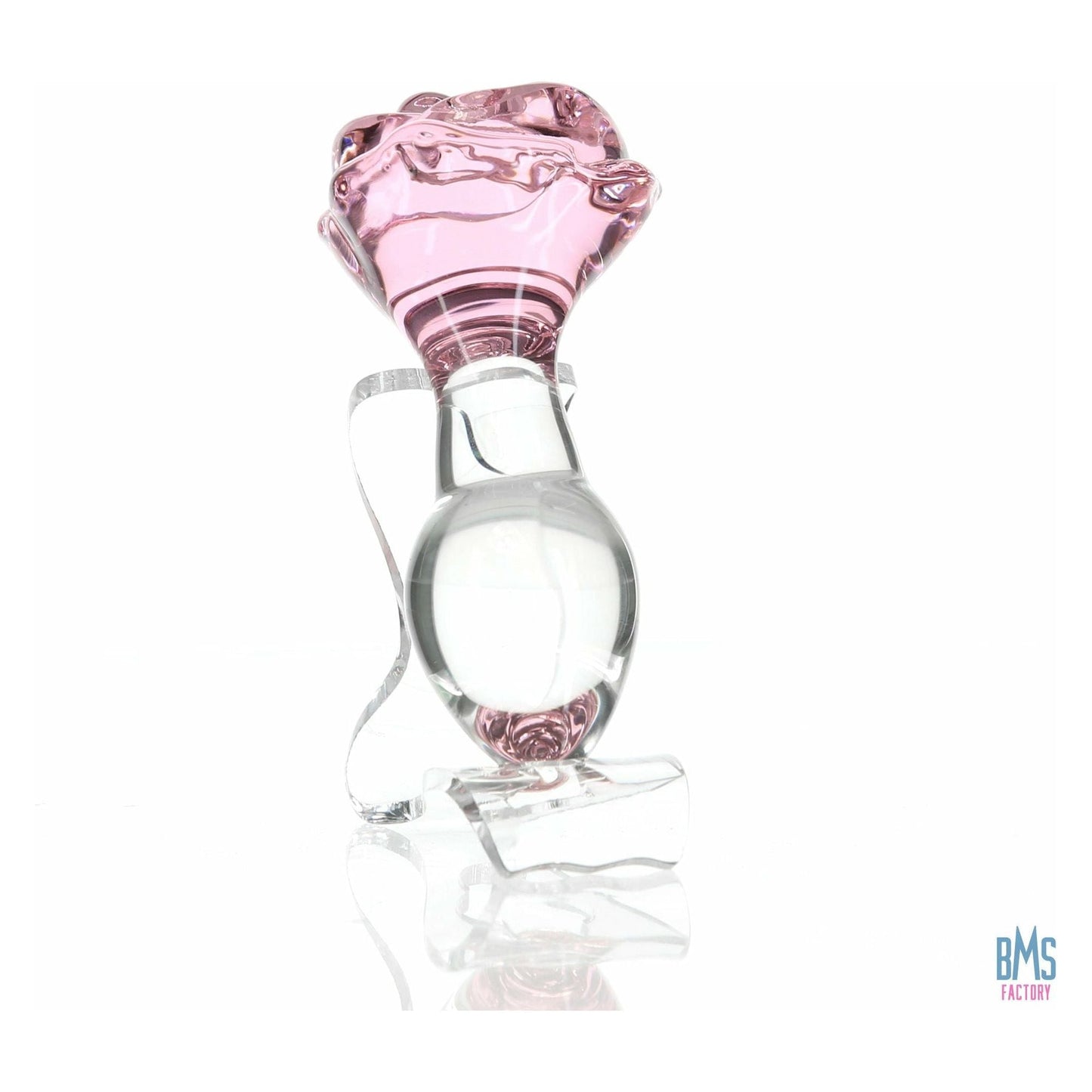 Pillow Talk - Rosy- Luxurious Glass Anal Plug