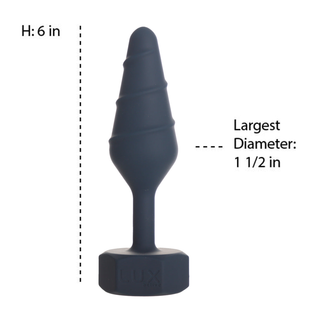 LUX Active Twist Plug – Large - Blue