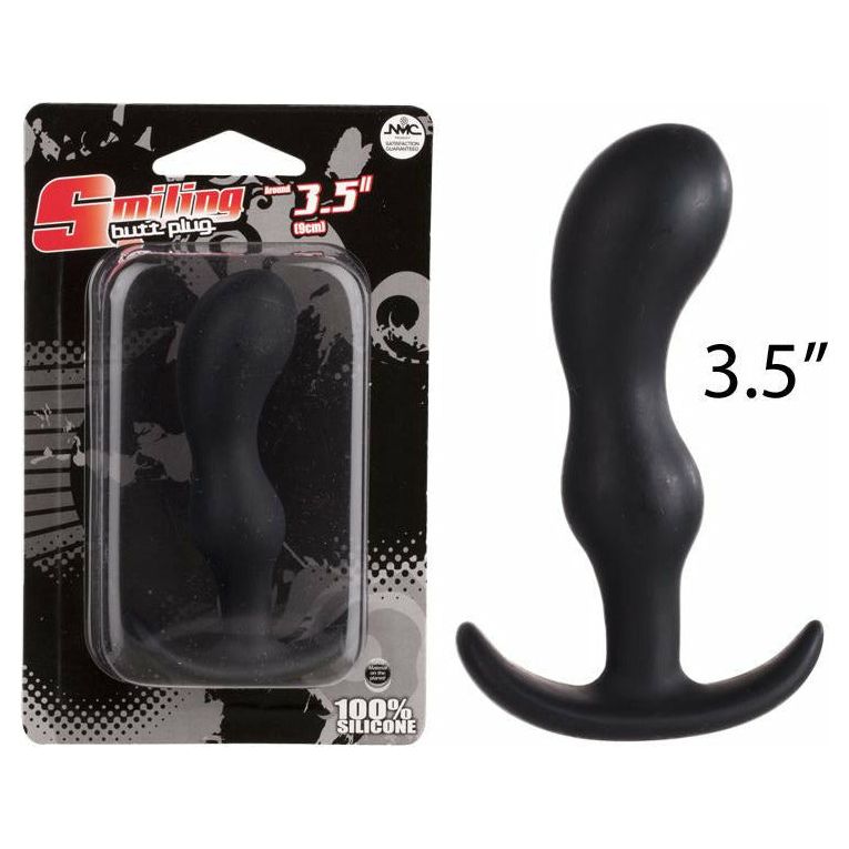 100% Silicone Smiling Butt Plug - P-Spot
