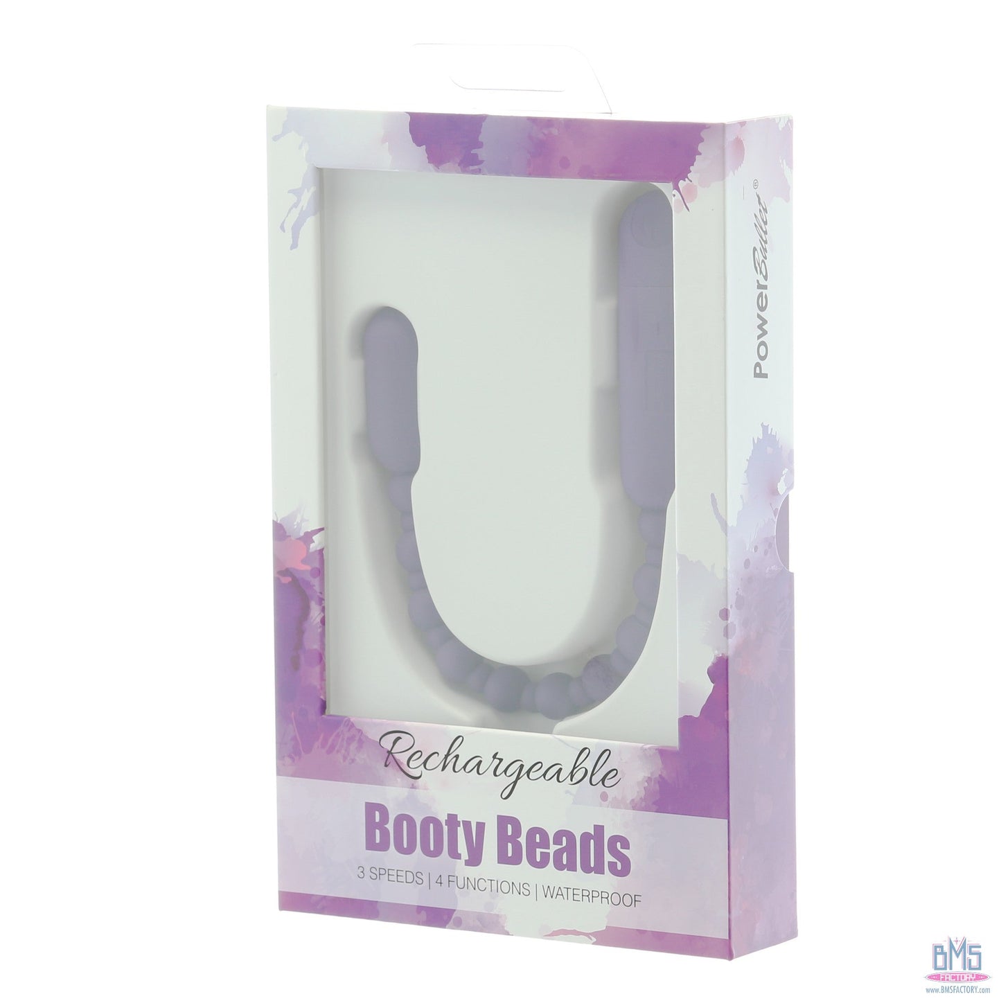 PowerBullet Rechargeable Booty Beads - Purple