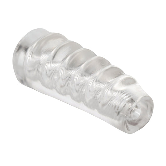 CalExotics® Bigger and Better Tiered Ridges Hot Rod Enhancer - Clear