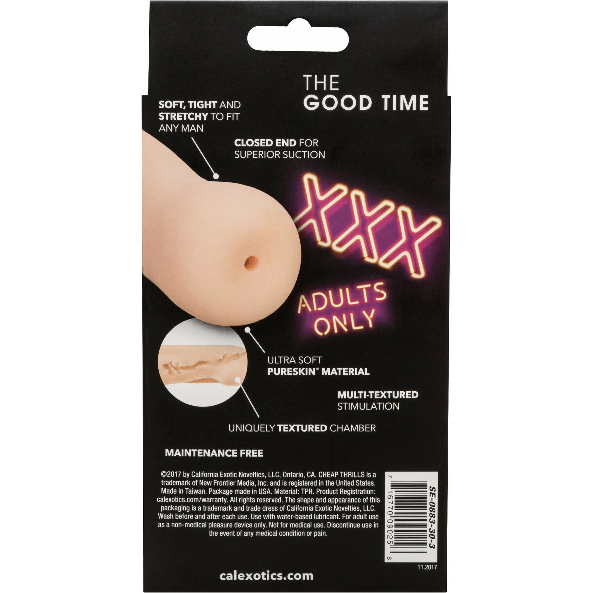 CalExotics® Cheap Thrills Pureskin Masturbator - Good Time
