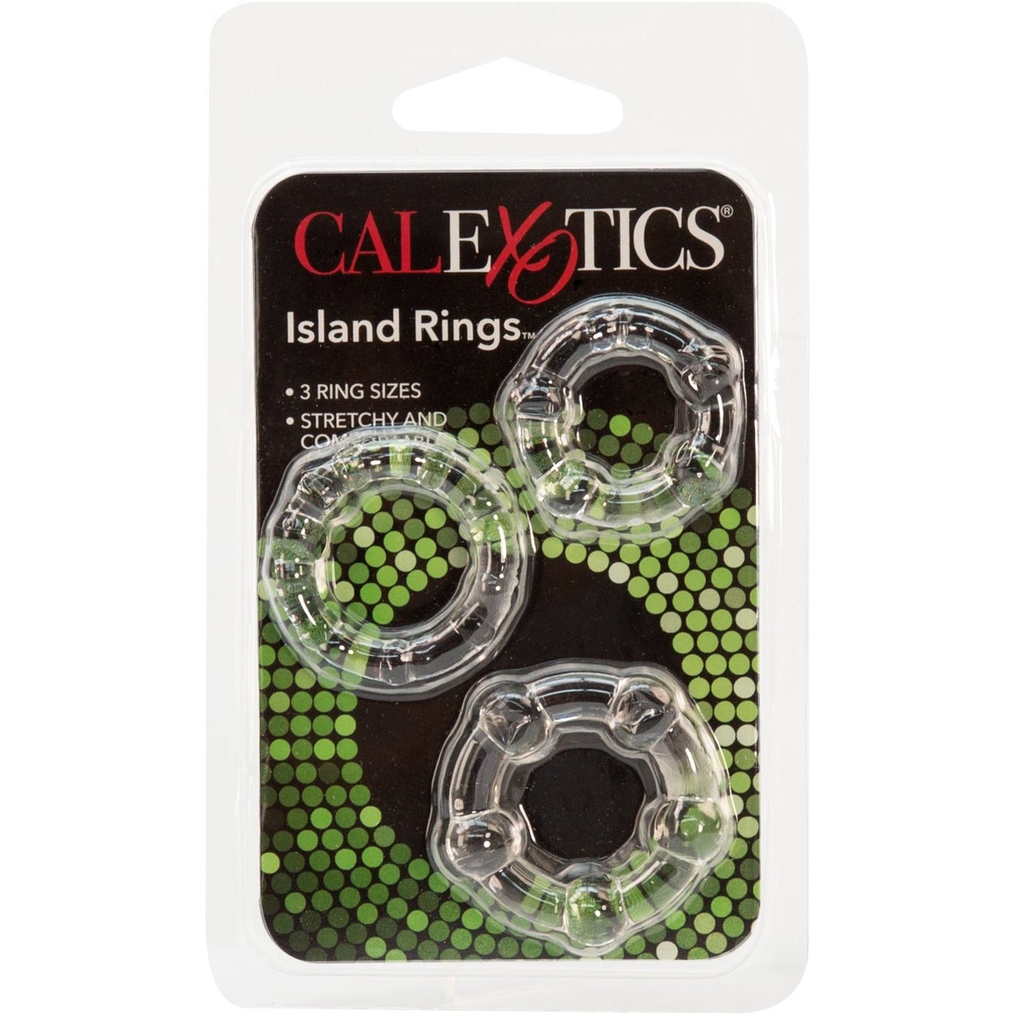 CalExotics® Silicone Island Rings - Clear