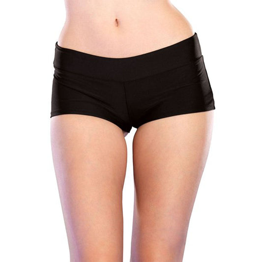 Leg Avenue Seamless Boy Shorts - One Size Fits Most - Black