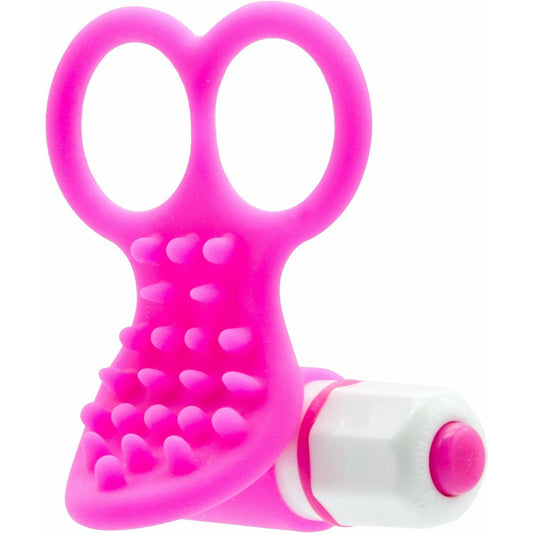BMS Factory NMC The Finger Sleeve with Bullet - Nodules - Pink