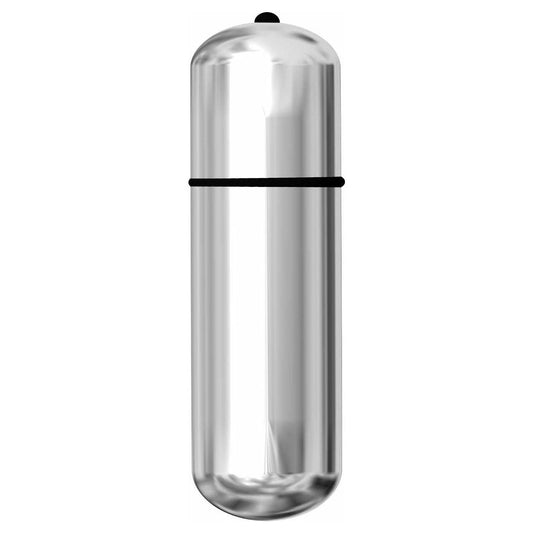 PowerBullet Power Bullet 3-Speed 6-inch Bullet Vibrator - Battery Operated - Silver
