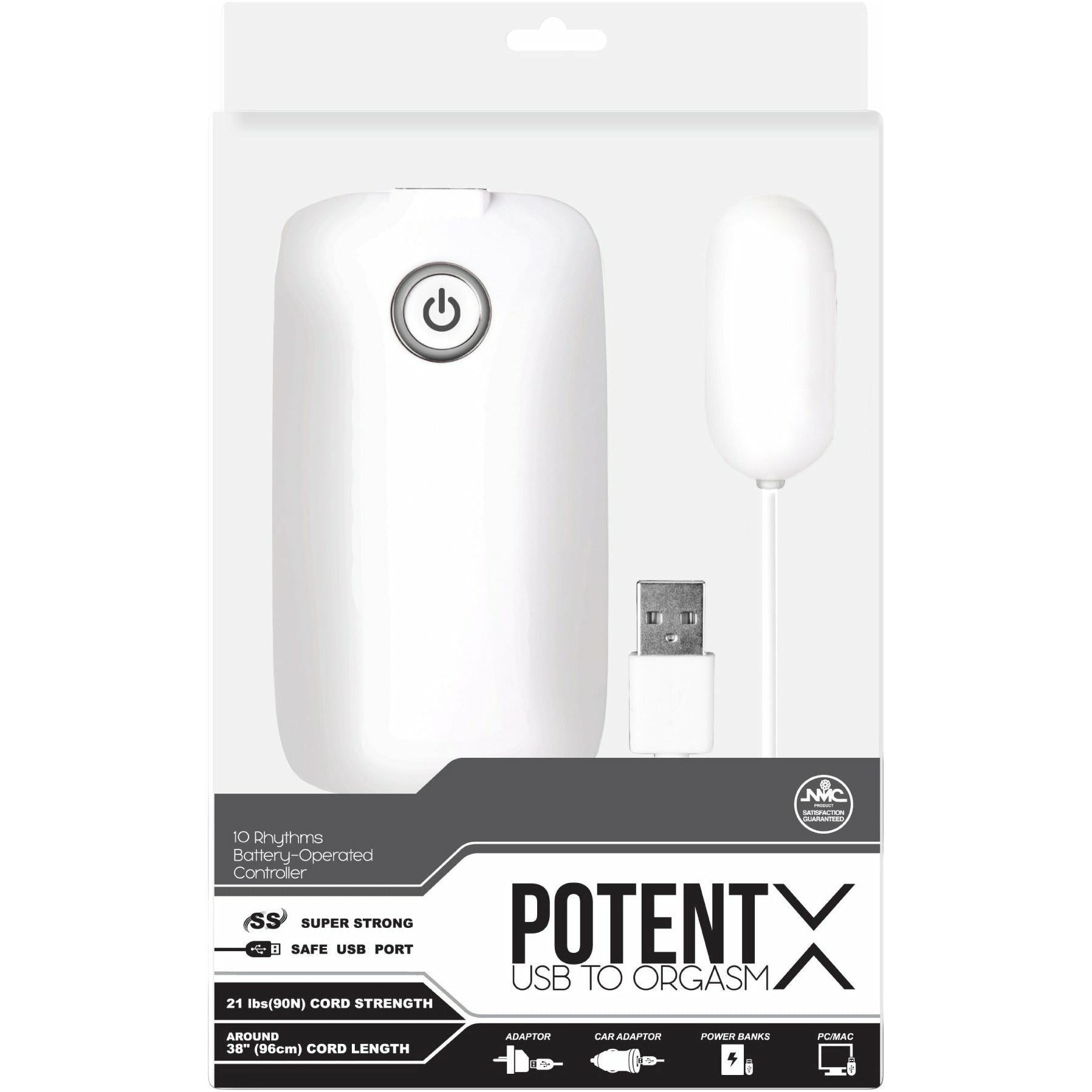 NMC Potent X - Bullet Vibrator - White