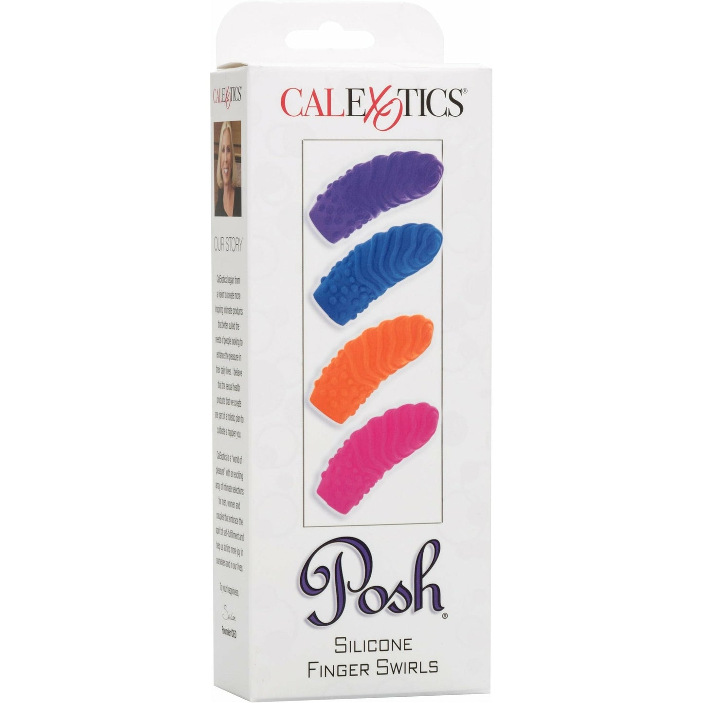 CalExotics® Intimate Play Silicone Finger Swirls