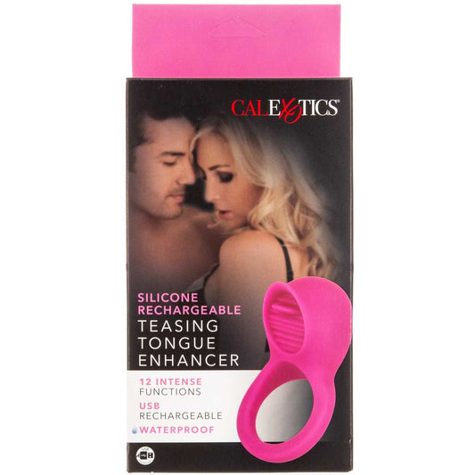 CalExotics® Teasing Tongue Enhancer/Cock Ring – Pink
