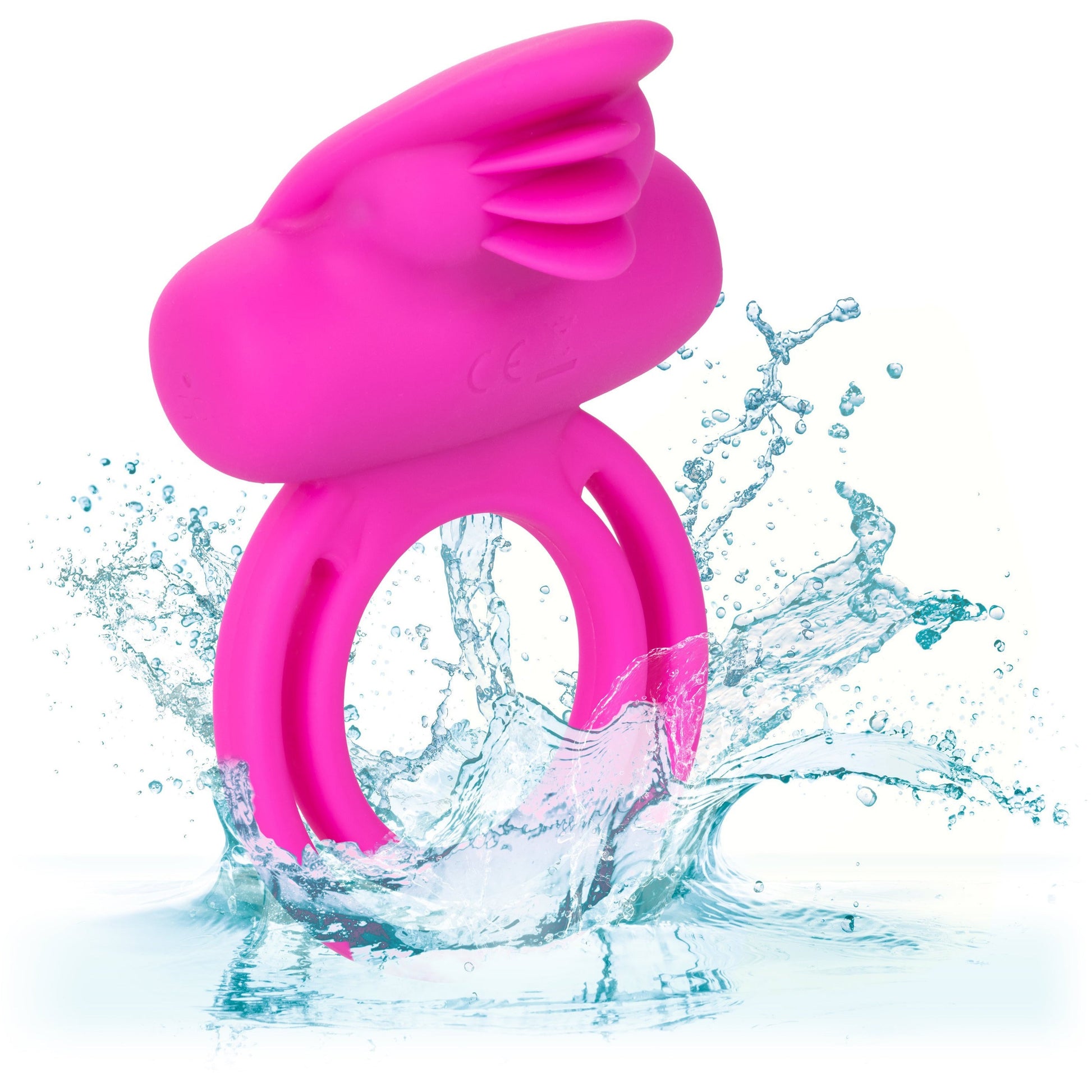 CalExotics® Dual Clit Flicker/Cock Ring – Pink