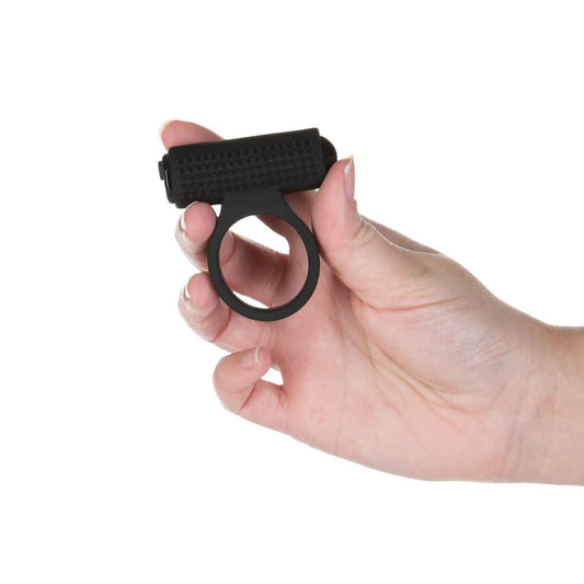 PowerBullet - Cosmic Ring - Vibrating Cock Ring - Black