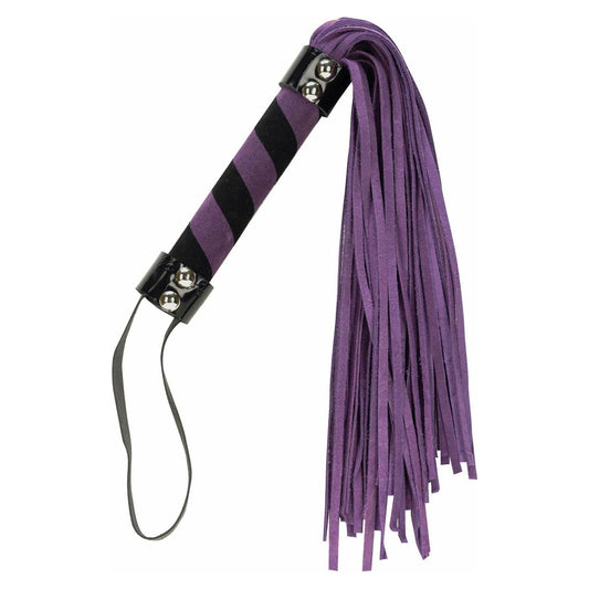 Punishment Purple Suede Bondage Whip