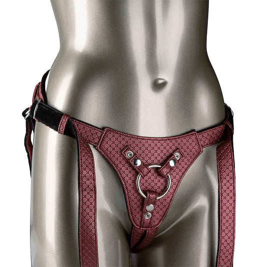 CalExotics® Her Royal Harness - The Regal Queen - Red