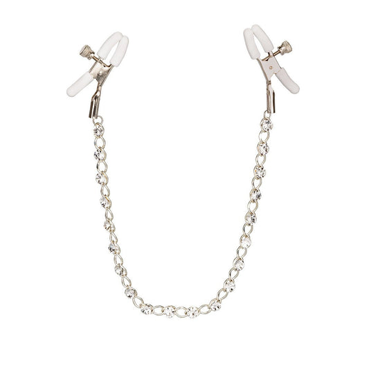 CalExotics® Nipple Play - Crystal Chain Clamps