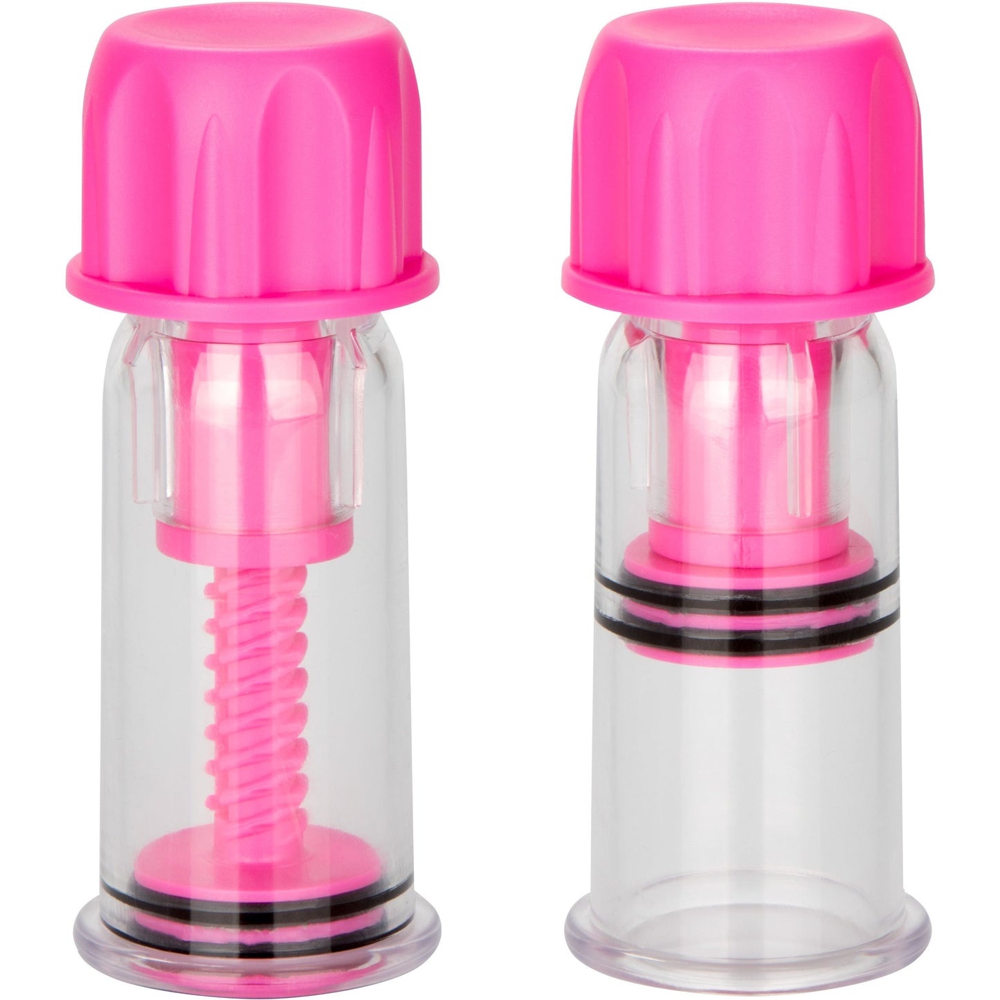 CalExotics® Nipple Play Vacuum Twist Suckers - Pink