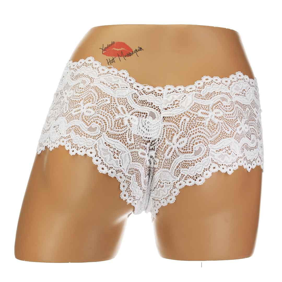 ACI Boyleg Panty - White - Large