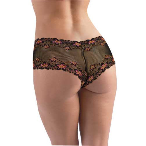 Boy Leg Panty - Assorted Black - Large