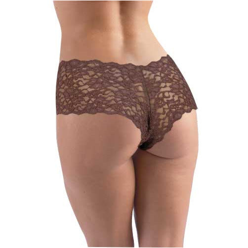 Boy Leg Panty -  Dark Chocolate - Medium