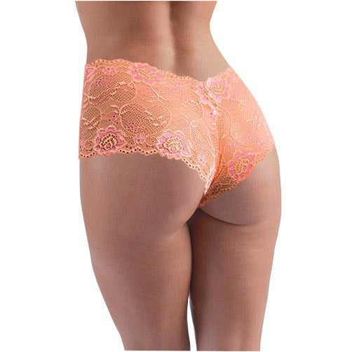 Boy Leg Panty - Peach - Large