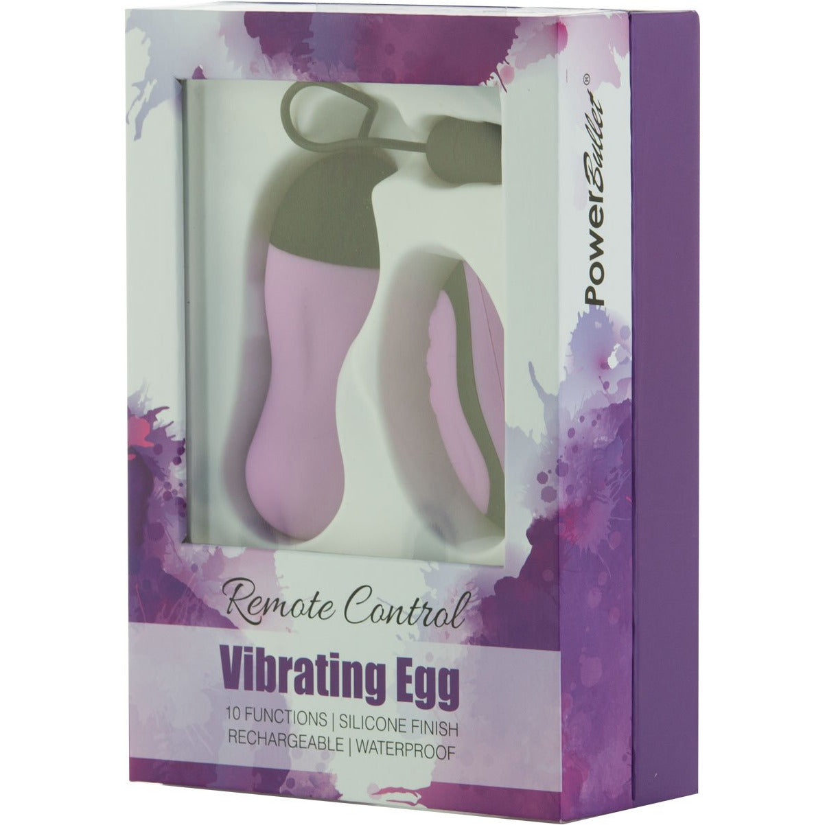 PowerBullet Remote Control Vibrating Egg - Purple