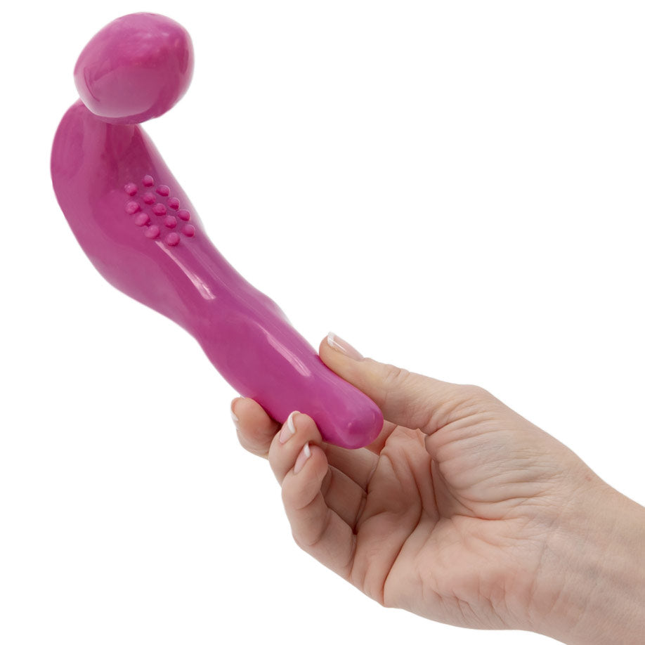 Pure Love® - Strapless Strap-On Silicone Dildo With Vibrating Bullet – Pink