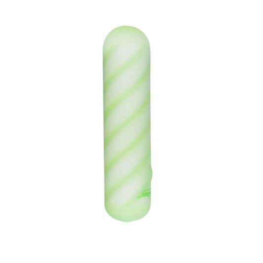 Softies 4” Dual Silicone Body Vibe - Green