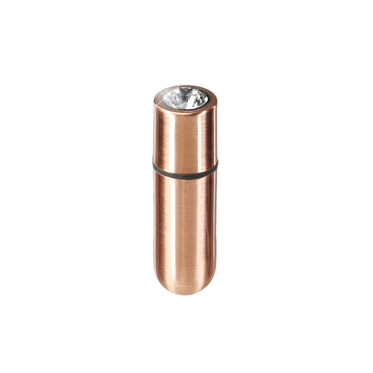 PowerBullet First-Class Bullet - 2.5" Bullet Vibrator with Key Chain Pouch - Rose Gold