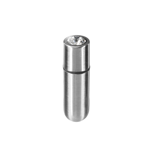 PowerBullet First-Class Bullet - 2.5" Bullet Vibrator with Key Chain Pouch - Silver