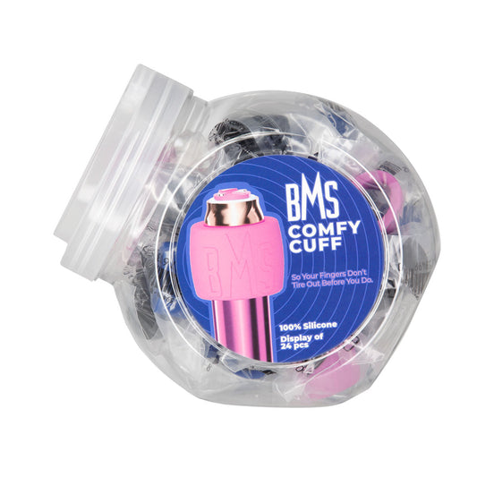 BMS Silicone Comfy Cuff Bowl – Assorted Colours – 24 pcs.