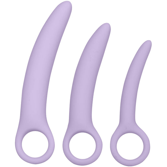 CalExotics® Dr. Laura Berman® Alena™ - Set of 3 Silicone Dilators - Purple