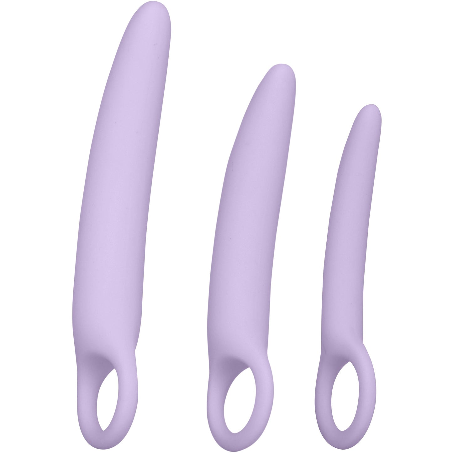 CalExotics® Dr. Laura Berman® Alena™ – Set of 3 Silicone Dilators – Purple