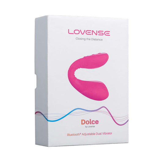 LOVENSE - Dolce Bluetooth Adjustable Dual Vibrator