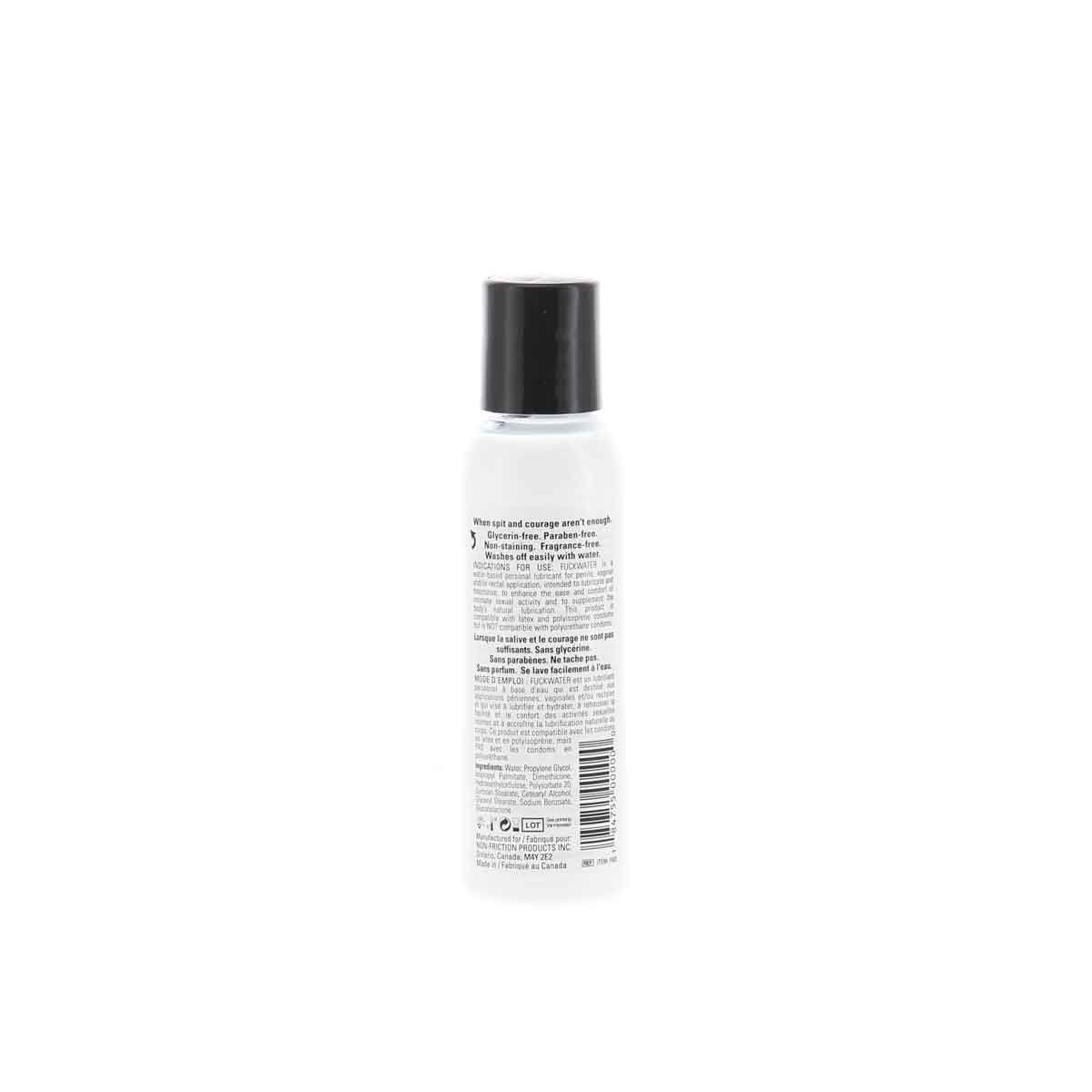 Fuck Water - White Water-Based Personal Lubricant - 2oz/60ml