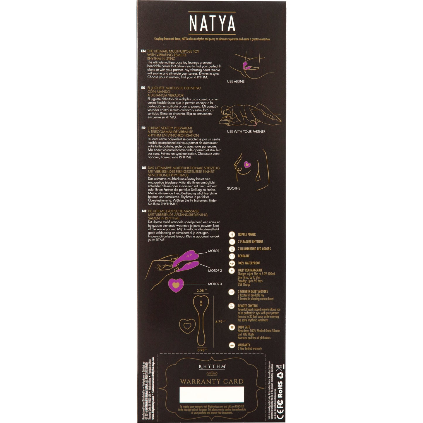 Kama Sutra Rhythm  - Natya - Bendable Vibrator - Pink