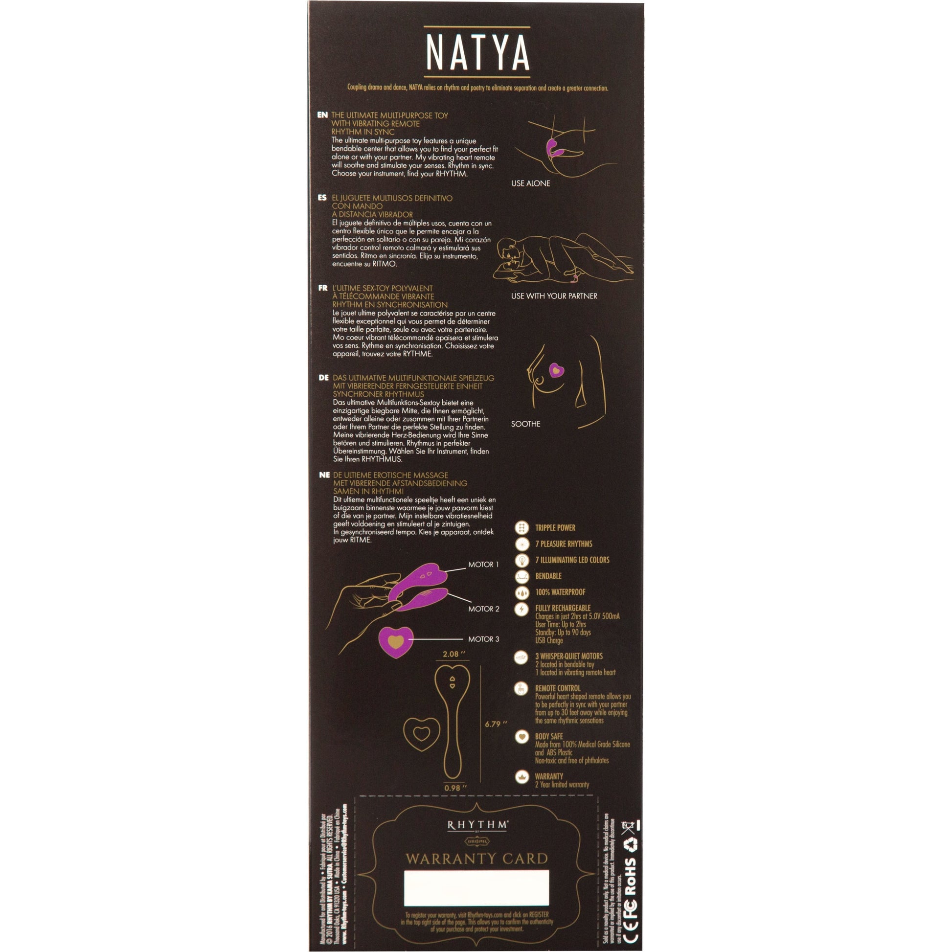 Kama Sutra Rhythm  - Natya - Bendable Vibrator - Pink