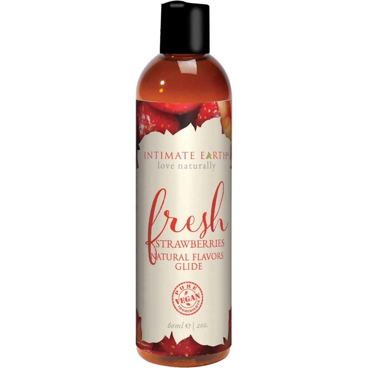 Intimate Earth Natural Flavors Glide - 60ml/2oz - Fresh Strawberries