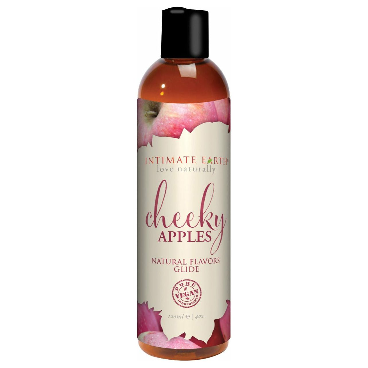 Intimate Earth Natural Flavors Glide - Cheeky Apples - 120ml/4oz