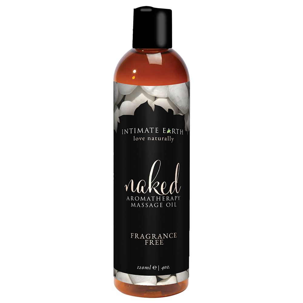 Intimate Earth Aromatherapy Massage Oil - Unscented - 120ml/4oz