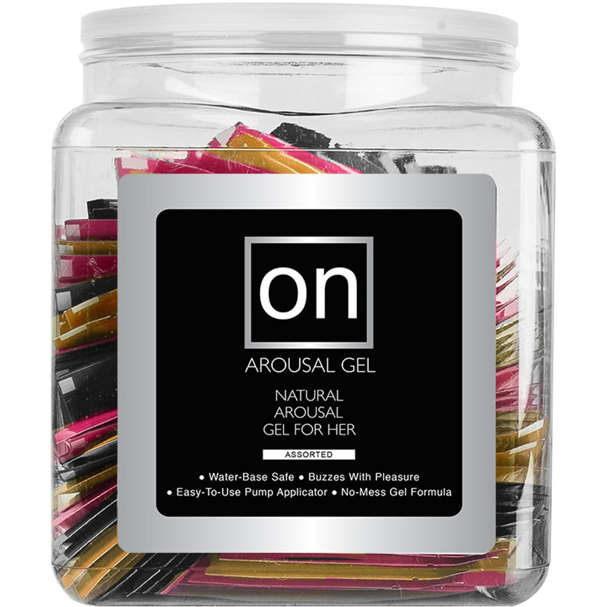 Sensuva ON for Her Arousal Gel Assorted - Foils and Display - 100 pc - 0.13 oz
