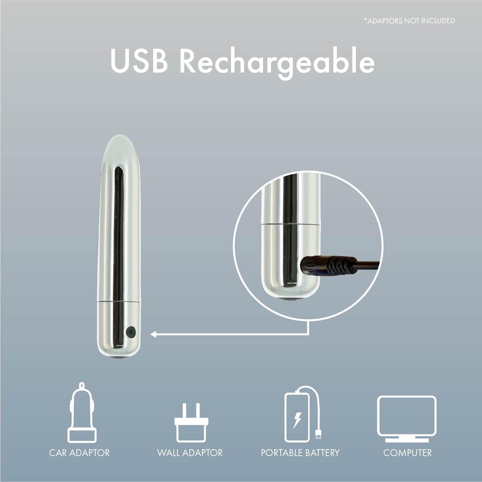 Pure Love® - 4" Platinum Recharge Power Bullet