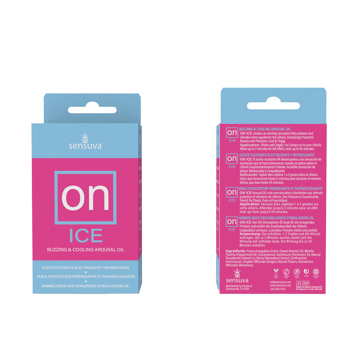 Sensuva ON ICE - Buzzing and Cooling Female Arousal Oil - 5 ml (VL-510)