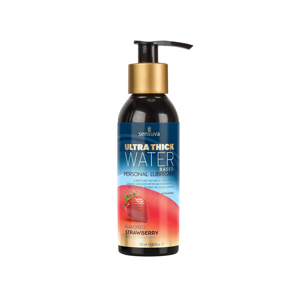 Sensuva Ultra-Thick Water-Based – Personal Moisturizer - Strawberry - 4.2 oz