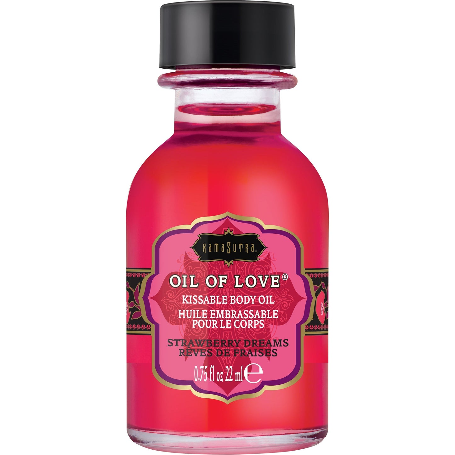 Kama Sutra Oil of Love - Kissable Body Oil - Strawberry Dreams - 22 ml / 0.75oz