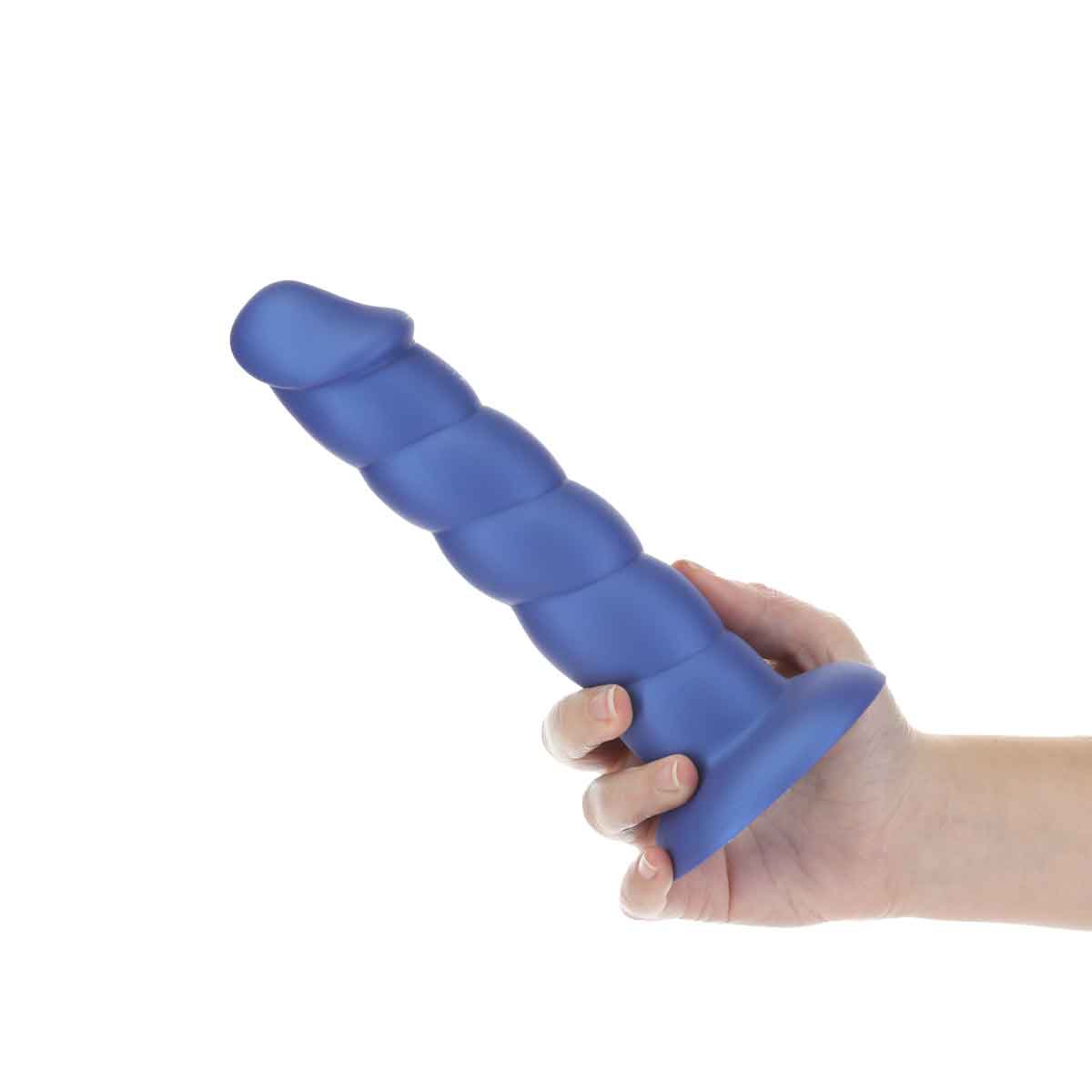 Pure Love® -  8" Twisted Dong - Large - Blue