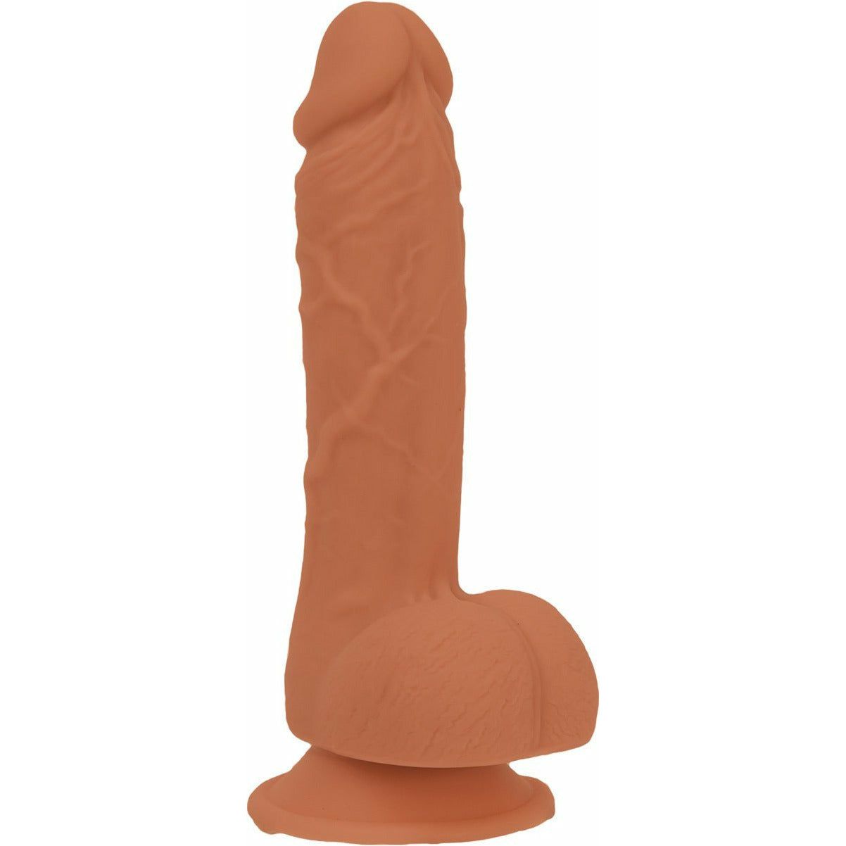 Addiction Steven - 7.5" Silicone Dong - Caramel