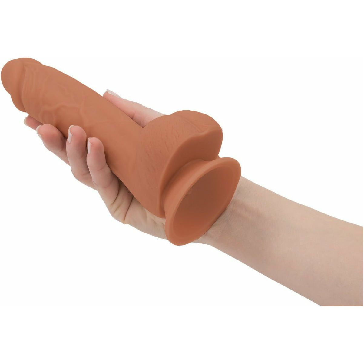 Addiction Steven - 7.5" Silicone Dong - Caramel