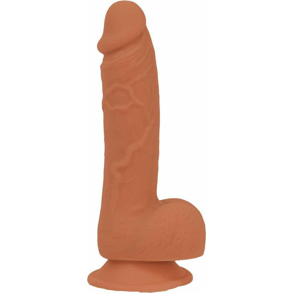 Addiction Steven - 7.5" Silicone Dong - Caramel