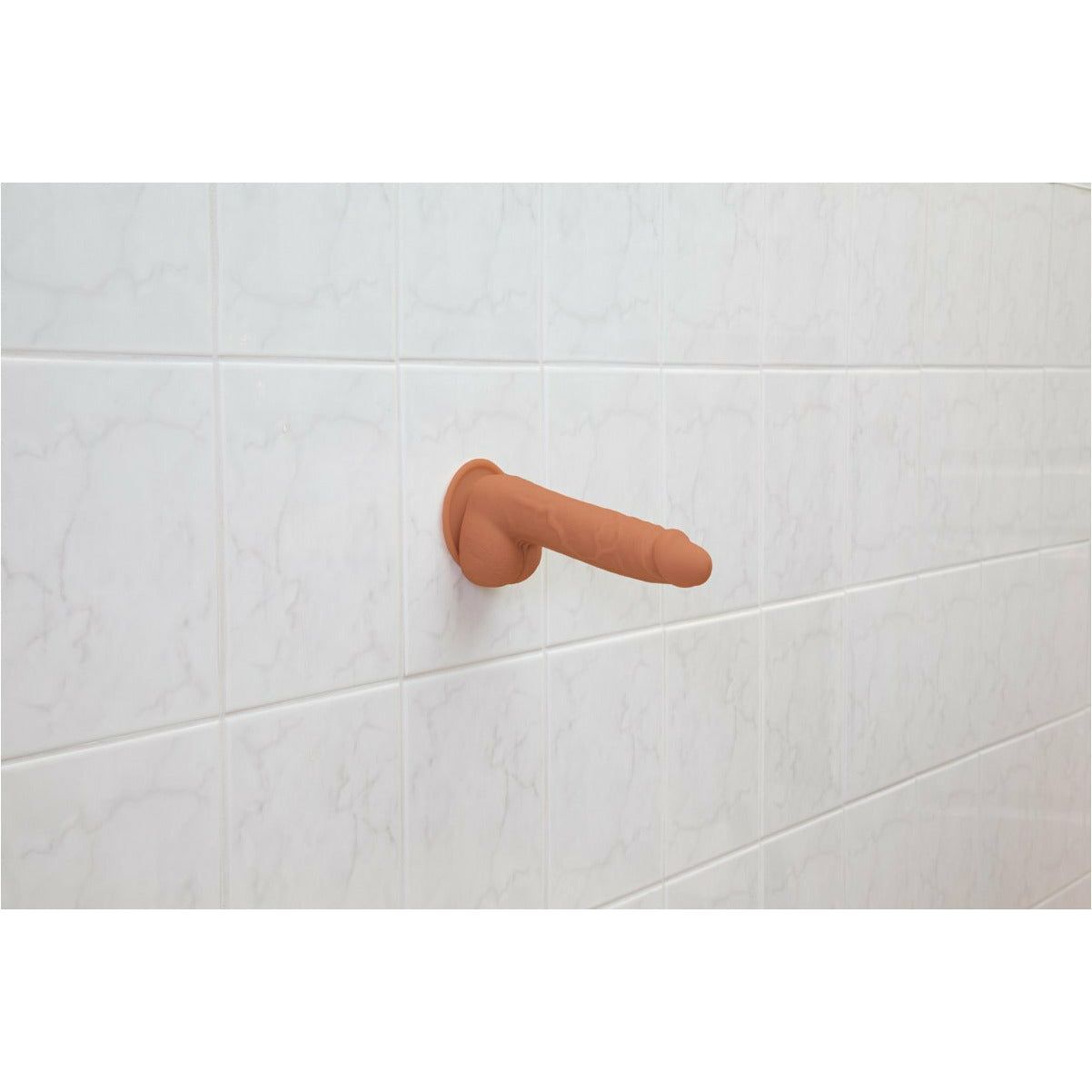 Addiction Steven - 7.5" Silicone Dong - Caramel